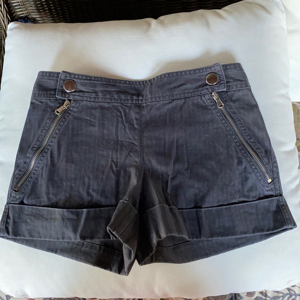 Marc by Marc Jacob, striped denim shorts, size 0